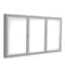 Ghent Enclosed Whiteboard, 3 Door, Procelain, Magnetic, 4 ft H x 6 ft W PA34872M-M1 - alternate 1